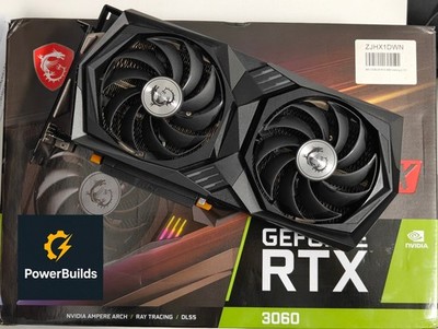 MSI GeForce RTX 3060 Gaming X 12G, 12GB GDDR6 Grafikkarte GPU - Top Zustand