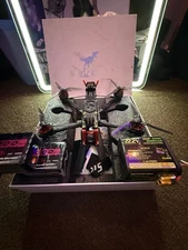 HGLRC Sector D5 FPV Racing Drone Brushless Motor Whit Black Series Cnhl 1300Mah