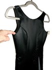 Girls Size 12 DRESS BLACK & WHITE LONG Maxi Formal Rhinestone Jessica McClintock — photo 6