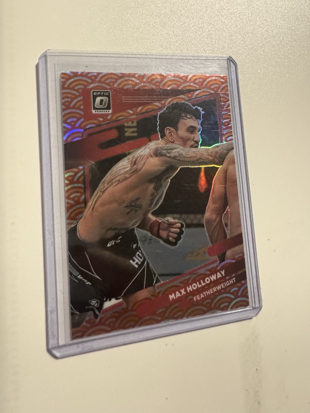 2022 Panini Donruss Optic UFC - Max Holloway #38 Photon Prizm