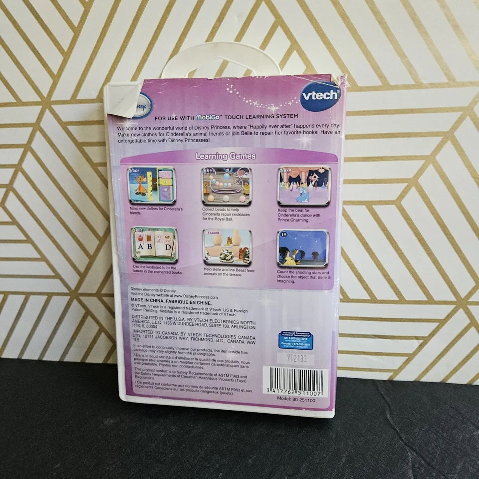 VTech MobiGo DISNEY PRINCESS Touch Learning System Cartridge 3-5 Years Old - Image 2 of 3