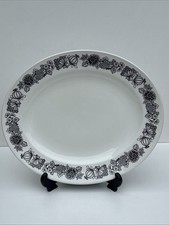 Manitou Grindley Staffordshire England Genuine Ironstone Oval Platter  Vintage