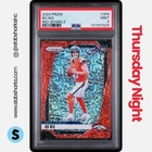 2024 PANINI PRIZM #309 BO NIX RED SPARKLE RC ROOKIE PSA 9