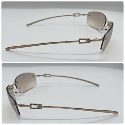 Gucci GG1784 Sunglasses Rimless Y2K Vintage Fashion Authentic