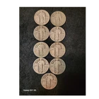 Standing Liberty Quarters  lot of 9 assorted  years and mint marks circulated