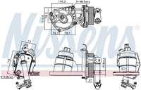 Nissens ÖLküHler MotoröL FüR Ford S-Max 2.2 Tdci Galaxy Land Rover Range
