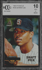 Derrek Lee (Padres) 1994 Pinnacle Draft Pick Rookie #438 (Beckett) BCCG 10