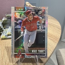 2026 Topps Series 1 Mike Trout Opening Day Foil Logo #350 Celebration Exclusive