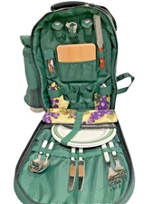 Picnic Backpack for 2 - by Picnic Time- with insulated bottle cooler