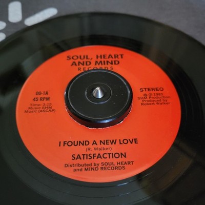 MEGARARE SATISFACTION I Found A New Love/Far Away I See Your Face  Awesome NM