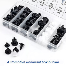 100pc Box Set Bumper Fender Liner Push Type Retainer Clips With Tools For Toyota 100pc Box Set Bumper Fender Liner Push Type Retainer Clips With Tools For Toyota
