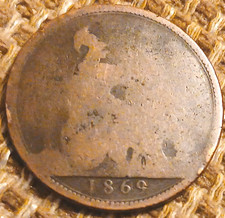 QUEEN VICTORIA BUN/VEILED HEAD ONE PENNY COIN 1860-1869-1901 PICK YOUR OWN YEAR