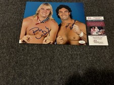 U.S. Express Signed 8x10 Photo Jsa Coa Barry Windham and Mike Rotunda Wwf Auto
