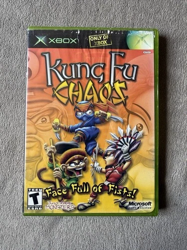 Kung Fu Chaos; Face Full of Fists! 2003 Xbox Microsoft Game Studios