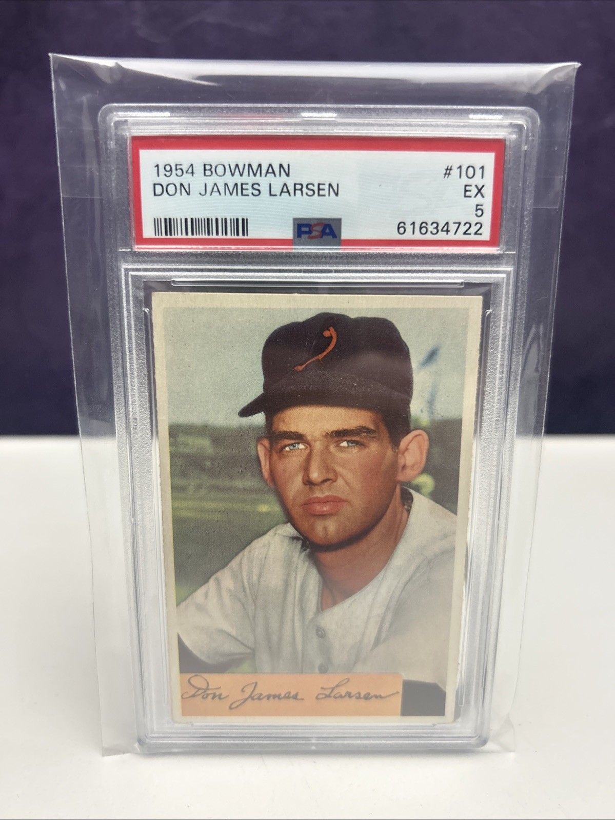 1954 Bowman #101 Don Larsen Rookie RC PSA EX 5