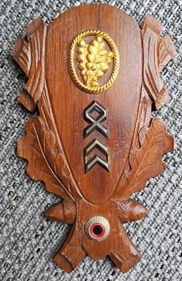 Bundeswehr, Trophäenschild, Stabsoberfeldwebel, Erinnerung, Andenken, Militaria - Bild 1 von 4