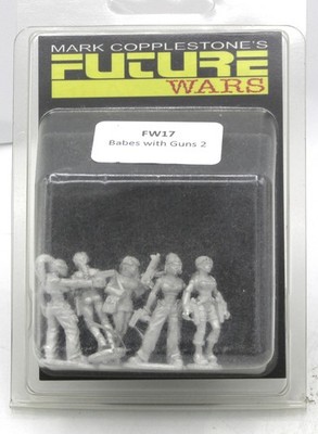 Copplestone FW17 Babes with Guns 2 (Future Wars) Female Heroes Civilians Gangers
