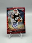 2025 Panini Prizm Football Red Shimmer David Njoku #155