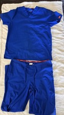 Small Scrubs Size XS Dickies Royal Blue Medical Scrub Set Top Bottom