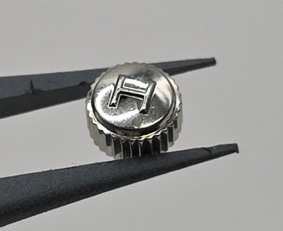 Hamilton Originale Krone Aus Edelstahl Wasserdicht D.5.0mm Rohr 2mm Neu