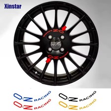8pcs OZ Racing Wheel Sticker Set Decals Yellow Black White Red Green Blue