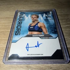 2025 Topps Knockout UFC Manon Fiorot Octagon Warriors On Card Auto /299 #OW-MF