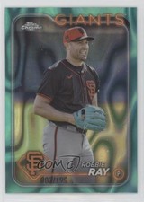 2024 Topps Chrome Aqua Lava Refractor 82/199 Robbie Ray #106 19n6
