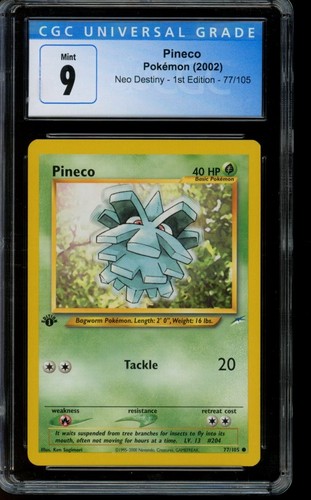 Pineco (1st Edition) graded CGC 9 for sale on eBay