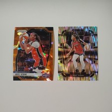 Ariel Atkins 2024 Panini Prizm X2 CdzOrange Ice #58/Silver Flash Prizm#64Mystics