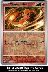 Charmander 026/197 Reverse Holo Common Obsidian Flames