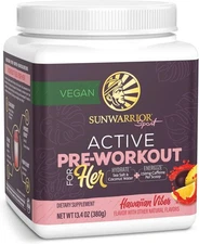 12/26 Sunwarrior Pre-Workout for Women Clean Energy Hydration & Endurance 