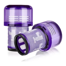 2-pcs V12 Vacuum Cleaner Filter Replacement, Washable V12 Replacement Filters