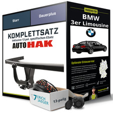 Für BMW 3er Limousine Typ E90 Anhängerkupplung starr +eSatz 13pol 2005-2012 NEU