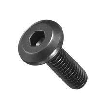 Flat Head Hex Socket Cap Screws Bolts(M4-0.7x12) 50Pcs，Carbon Steel Black