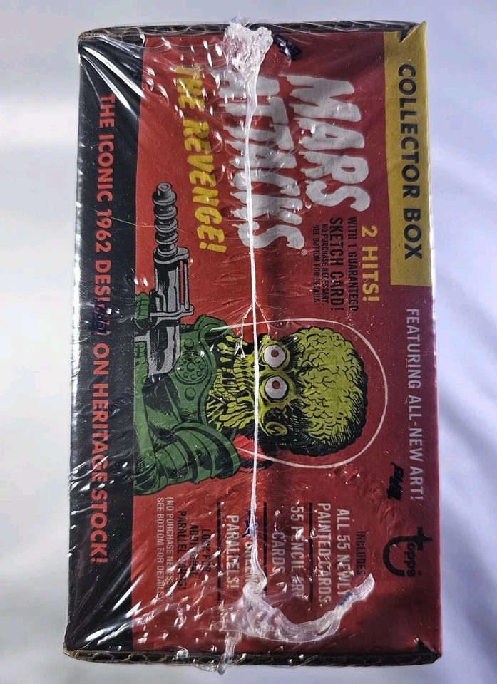 🔥 2017 Mars Attacks The Revenge Factory Sealed Set RARE Topps Collectors Box 🛸 - Image 3 of 4