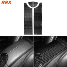 3x Real Carbon Fiber Console Armrest Box Panel Cover For Benz E-Class W211 03-09