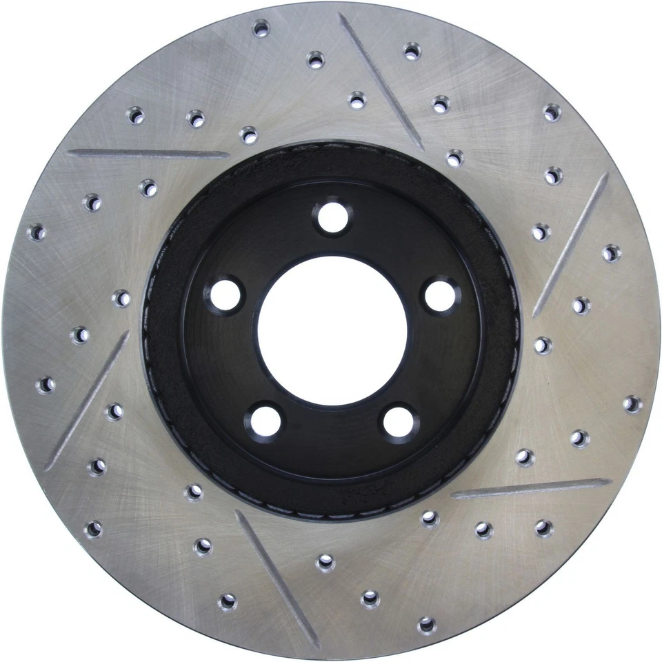 Rotor de freno de disco StopTech 127.61049R Sport perforado en cruz y ranurado Foto 2 de 4