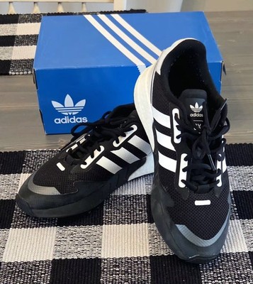 Adidas ZX 1K Boost Black White 2021 Men s Size 9.5 US Athletic Shoes 