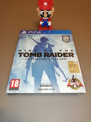 Solo Copertina E Inserto Artistico Per Rise Of The Tomb Raider PS4, Regione PAL, Ricambio