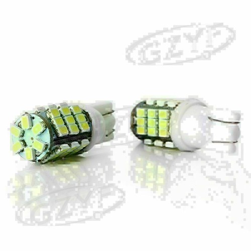 Pair White 12V T10 168 Xenon LED Backup Reverse Lights Bulbs Lamp 6000K - Picture 6 of 7