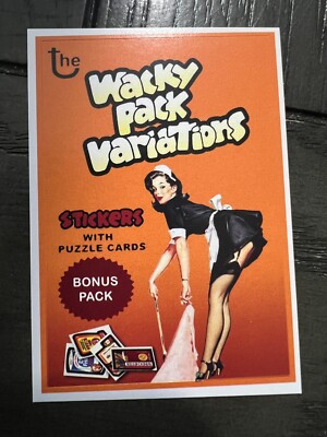 2018 WACKY PACKAGES Variations PIN UP GIRLS Complete Your Set GPK U Pick RARE