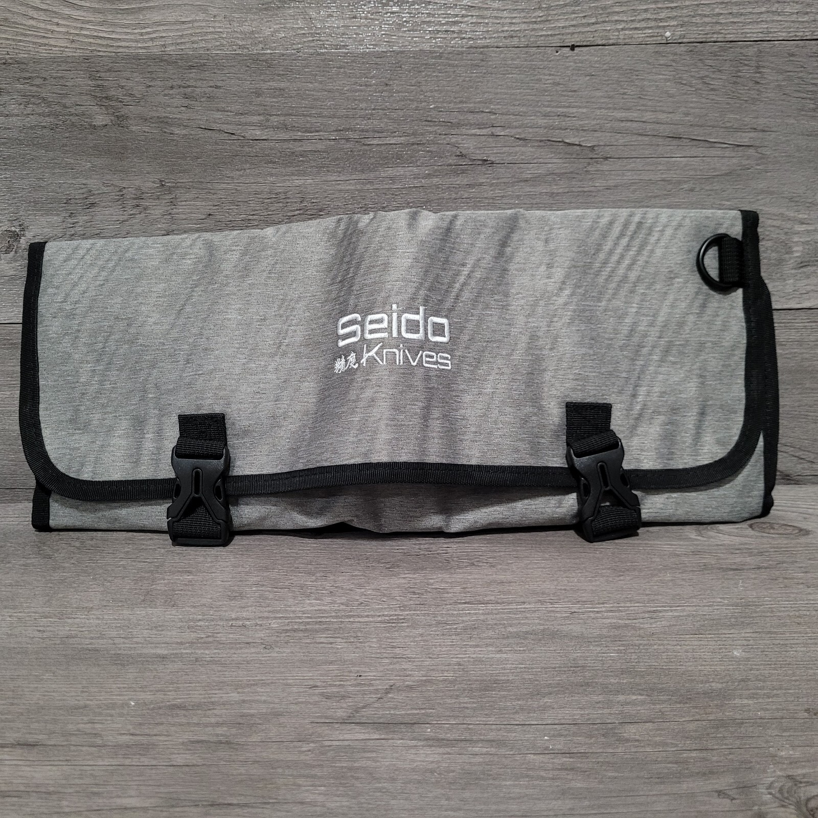 Seido Chef's Knife Roll Bag Travel Case Gray
