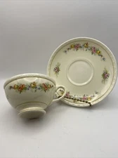 Vintage Homer Laughlin Countess Tea Set Cup and Saucer Circa 1947