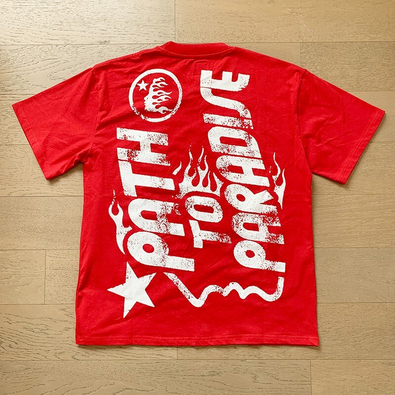 HELL STUDIOS STAR INS Same Big Logo Cotton Wash Short Sleeve
