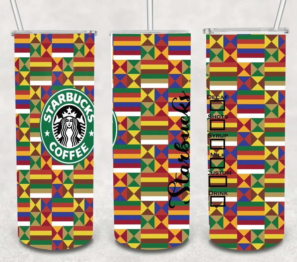 Tumbler Coffee multiple 20 oz Skinny custom drinkware & straw Personalize opt