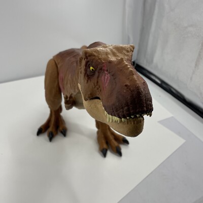 Jurassic World Roarin’ Super Colossal Battle Damage T Rex Tyrannosaurus  40+” 887961665024|