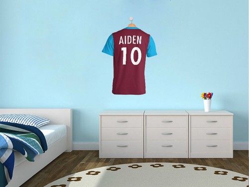 PERSONALISED Football Wall Art, Transfer, PVC Decal, Sticker - Picture 4 of 4