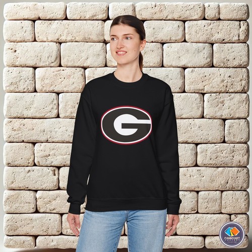 Georgia Bulldogs Baseball Club Logo Unisex Sweatshirt - Picture 31 of 34