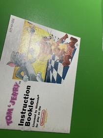 Tom and Jerry Nintendo NES Manual Instruction Booklet Tom & n Jerry