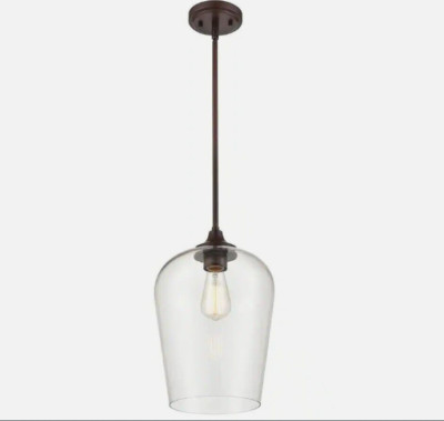 Millennium Lighting 1-Light 10 in. Rubbed Bronze Pendant